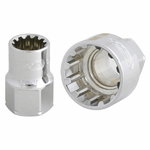 TRIPLE+ go-through socket, 19mm, 22mm, KS Tools
