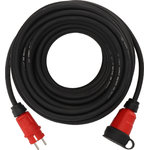 Professional Extension lead  25m H07RN-F 3G2,5 VN 2200 IP 44 black, Brennenstuhl