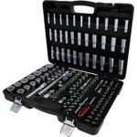 Socket set 1/4"+3/8"+1/2", 133 pcs, KS Tools