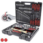 1/4"+1/2" Universal tool set 97pcs, KS Tools