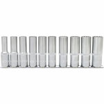 Muciņu komplekts 1/2´´ 12-kanšu, 10-21 mm, 10 gab., KS Tools