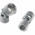 3/8" Hexagonal socket with flexible joint, 19mm, KS Tools