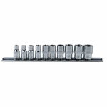 Muciņu komplekts 1/4´´ 6-kanšu 4-13 mm, 10 gab., KS Tools