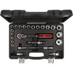 1/2" padrunvõtmete komplekt CHROME+ 23pcs, KS Tools