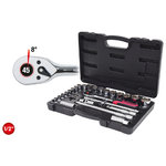 1/2" CHROMEplus Socket set 28pcs, KS Tools
