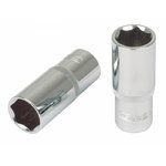 1/2" CHROME+ Hexagonal socket, deep 19mm, KS Tools