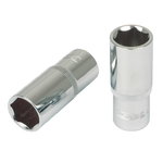 1/2" CHROME+ Hexagonal socket, deep 24mm, KS Tools