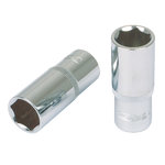 1/2" CHROME+ Hexagonal socket, deep 32mm, KS Tools