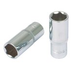 1/2" CHROME+ Hexagonal socket, deep 3/4", KS Tools