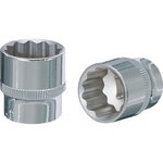 12-kant padrun 1/2" CHROMEplus,riputussildil 13mm, KS Tools
