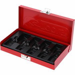CHROME+ TX bit socket set, 9pcs, 1/2", KS Tools