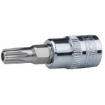 1/4" CHROME+ Bit socket Torx Tamerproof TB15, KS Tools