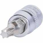 1/4" CHROME+ Bit socket Torx T25, KS Tools