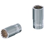 1/4" CHROMEplus 12 Point socket, 10mm, KS Tools