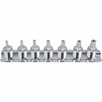 1/4" CHROMEplus Bit socket set TS10-TS40, 7 pcs, KS Tools