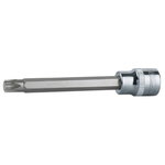 bit socket 1/2´´ TX-T55, long, CHROME+, KS Tools