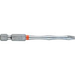 Uzgalis 1/4" TORSION power, plakans, 75 mm, 5 mm, KS Tools