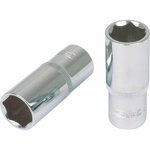 Hexagonal socket 3/8" CHROMEplus,long 13/16, KS Tools