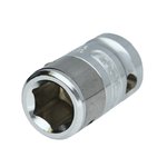 3/8" CHROMEplus Bit adaptor socket 10mm, KS Tools