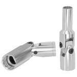3/8" CHROMEplus® 12-edge socket with joint 1/2", KS Tools