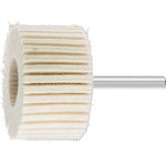 Mounted felt flap FLS hard 50x30/6mm, Pferd