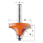 Beading bit with inset, with bearing HW R=16 D=44,5 I=16 L=6 R=16 D=44,5 I=16 L=68 S=12, CMT
