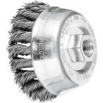 Cup brush TBG Steel 80x20/M14 0,5mm, Pferd