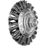 Bevel brush KBG CT Steel 100x13/M14 0,5mm, Pferd