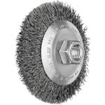 Bevel brush KBU Steel, 5pcs in pack 100x10/M14x2 0,35mm, Pferd