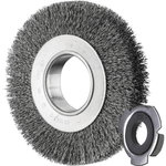 Wheel brush RBU Steel 150x25/AK 32-2 0,2mm, Pferd