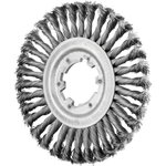 Wheel brush RBG Steel 200x16/50,8mm 0,35mm, Pferd