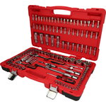 1/4"+1/2" CHROMEplus Socket set 110pcs, KS Tools
