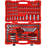 1/4"+1/2" CHROMEplus Socket set 151pcs, KS Tools