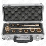 Padrun komplekt 1/2´´ 11-osa mittesädelev BRONZE+, KS Tools