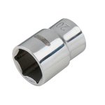 Hexagonal socket  1/2" EDELSTAHL STAINLESS STEEL 30mm, KS Tools