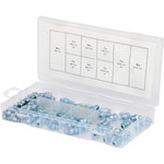 Grease nipple assortment, M6-8-10x1.0, 110 pcs, KS Tools