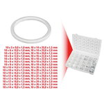 Alumīnija blīvju komplekts M5-28, 300 gab., KS Tools