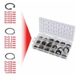 Sprostgredzenu sortiments, ārējie + iekšējie, 225-daļīgs, KS Tools