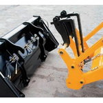 Hidrauliska priekšas ātrā sakabe ar dakšām BHL, JCB
