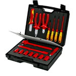Compact tool Case 17 pcs. insulated tools, Knipex