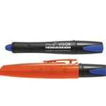 VISOR Permanent Longlife Industrial Crayon Marker - Blue, Pica