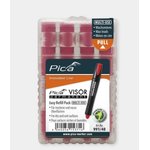  Mason Lead Case 4 units neon Red, Pica