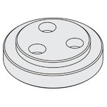 FLANGE FOR CHUCK WITH ARBOR 30MM  (M), CMT