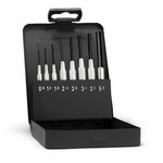 Parallel punch set, moving sleeve, 8 pcs, Rennsteig