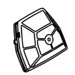 Õhufilter nailon (CS-550), Echo