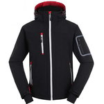 Softshell jacket with hoodie Acropolis black 4XL, Pesso