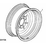 Wheel  TW18LX42, John Deere