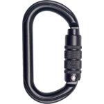 Carabiner self-locking, opening 20mm, steel, Delta Plus