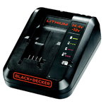 Charger for 14,4 / 18V batteries. 1 Amp, Black+Decker
