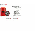 Degvielas filtrs, Baldwin